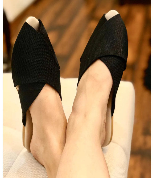 Ovolo- Black Lindt Flats