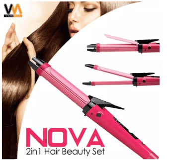 AZ Beauty -  Nova 2 in 1 hair straightener and curler