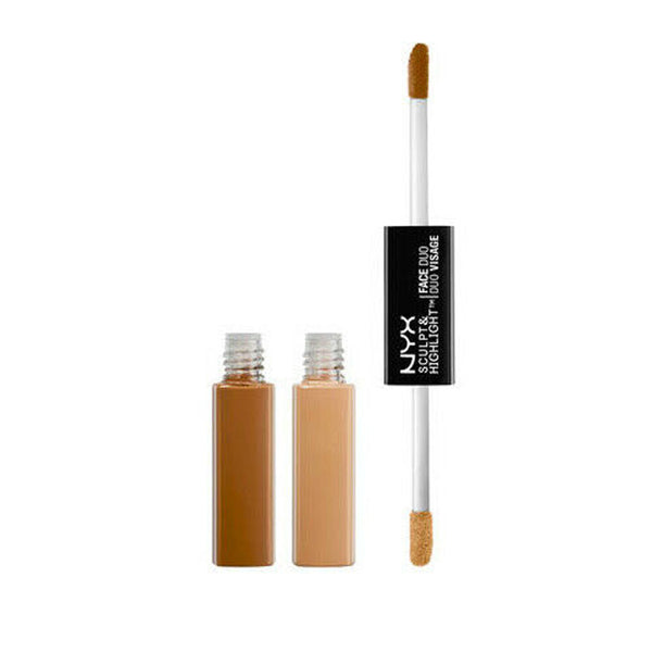 NYX Professional Makeup- Sculpt & Highlight Face Duo - 05 Chestnut/Sand