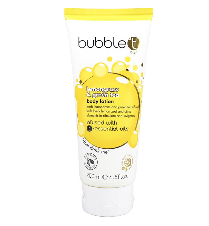 Bubble T Cosmetics- Body Lotion In Lemongrass & Green Tea (200ml) by Bagallery Deals priced at #price# | Bagallery Deals