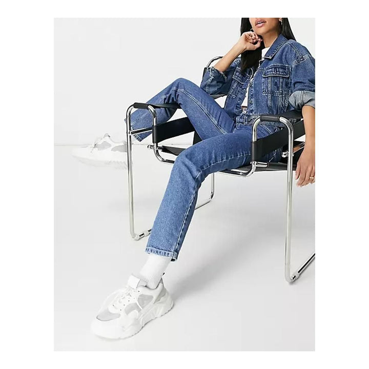 ASYOU 90s- Straight Jeans In Blue For Women