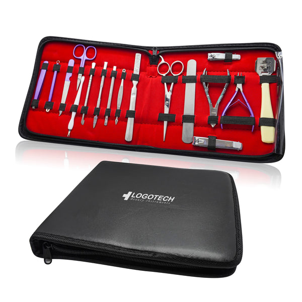 Logotech- Professional Silver Pedicure Kit Contains- PK-001