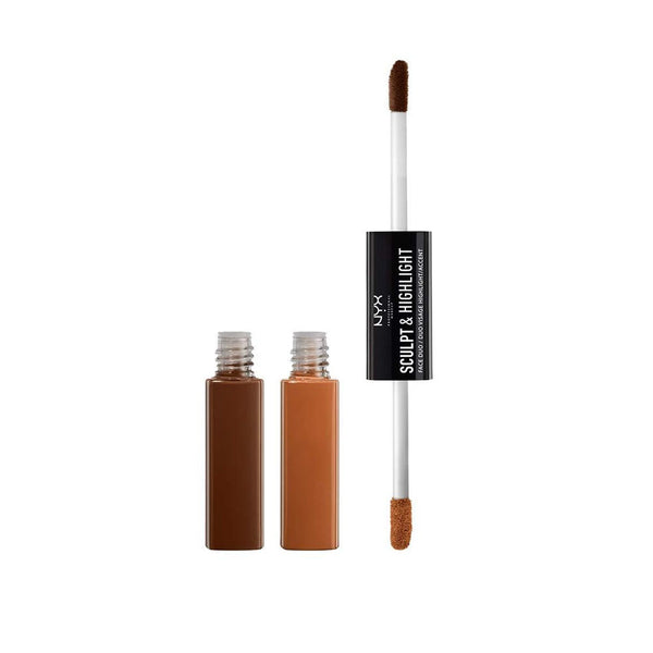 NYX Professional Makeup- Sculpt & Highlight Face Duo - 06 Espresso/Honey