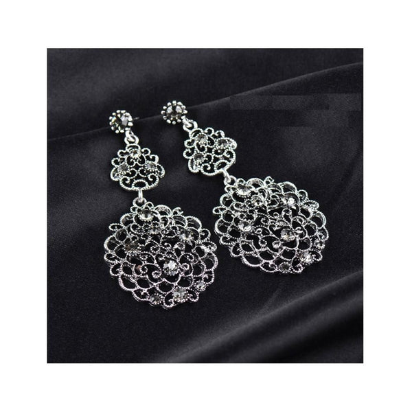 Dama Rusa- Ethnic Bohemia Cubic Zircon Flower Earrings for Women- TM-E-37