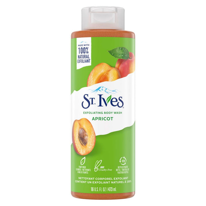 St.Ives- Body Wash Exfoliating Apricot 473Ml