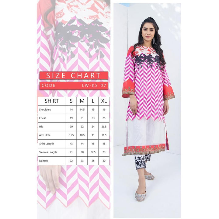 Keshia- Stitched Printed Kurti Bundle 17