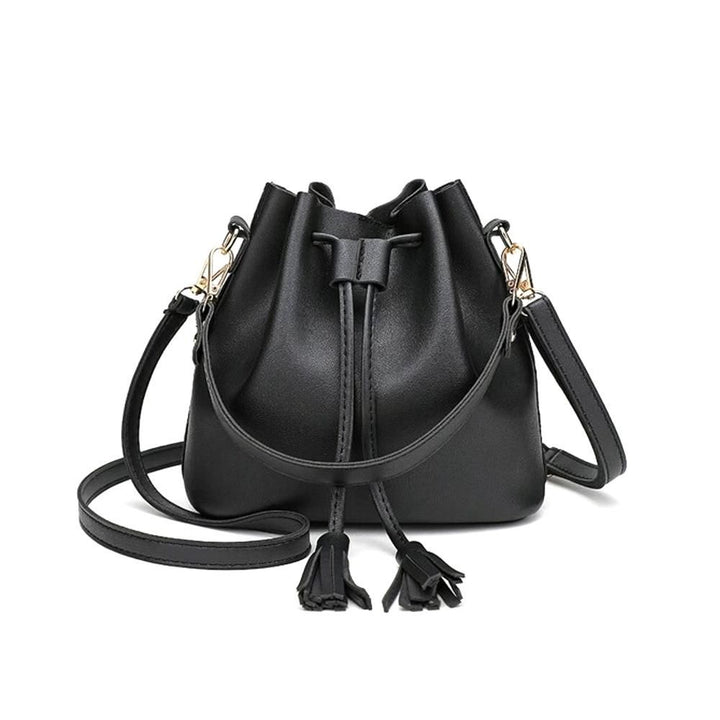 Shein- Black Baysim bag decorated with tassel