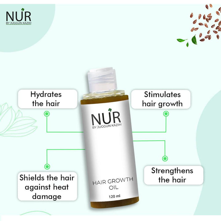 Nur By Juggan Kazim- Hair Growth Oil, 120ml