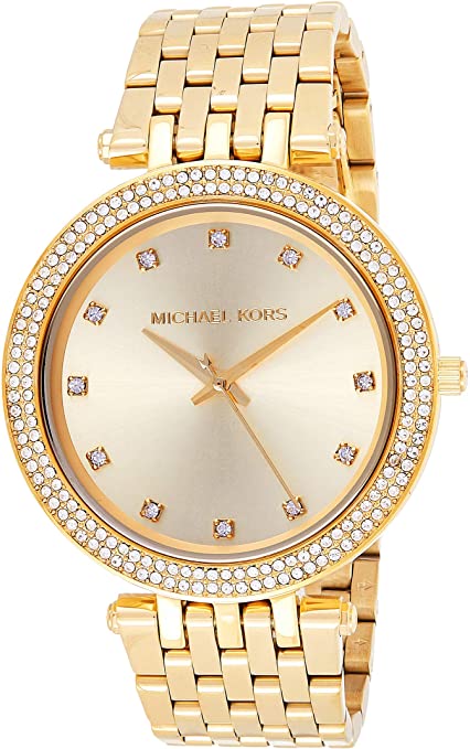 Michael Kors- Women's MK3216 Darci Yellow Gold Stainless Steel Watch