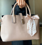 Primark- Beige Tote Bag with Scarf