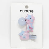 Mumuso- Doll Hairclip Set - Candy