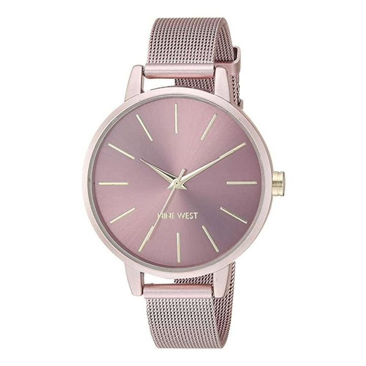 Nine West- Nine West Womens Mesh Bracelet Watch