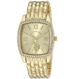 U.S. Polo Assn- Womens Quartz Watch, Analog Display and Stainless Steel Strap- USC40234