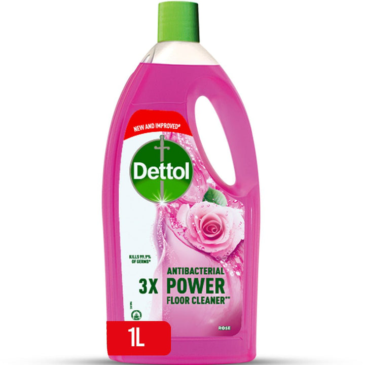 Dettol Multipurpose Cleaner Antibacterial Power Floor Cleaner Rose 1L