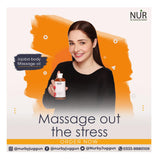Nur By Juggan Kazim- Jojoba Body Massage Oil, 250Ml