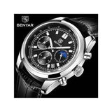 Benyar- Round Analog Chronograph BY5193 Black