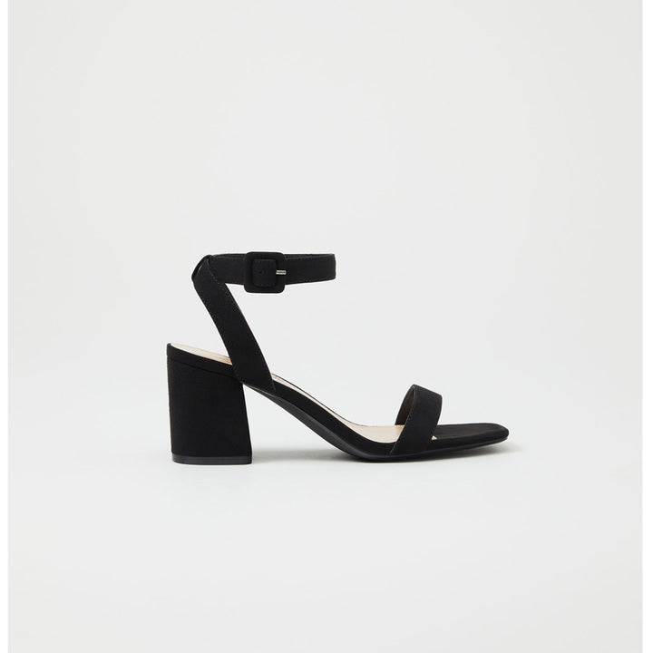 Lefties- Black Basic High-Heeled Sandals