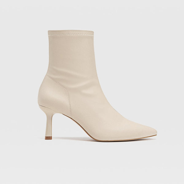 Stradivarius- Stiletto heel boots with stretch legs