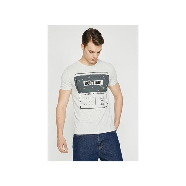 Koton- Mens Gray T-Shirt