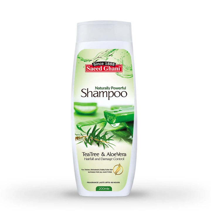 Saeed Ghani- Tea Tree & Aloe Vera Shampoo, 200ml