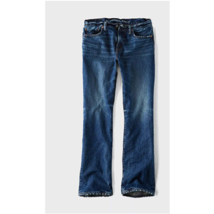 American Eagle- Mid Wash Relaxed Jeans