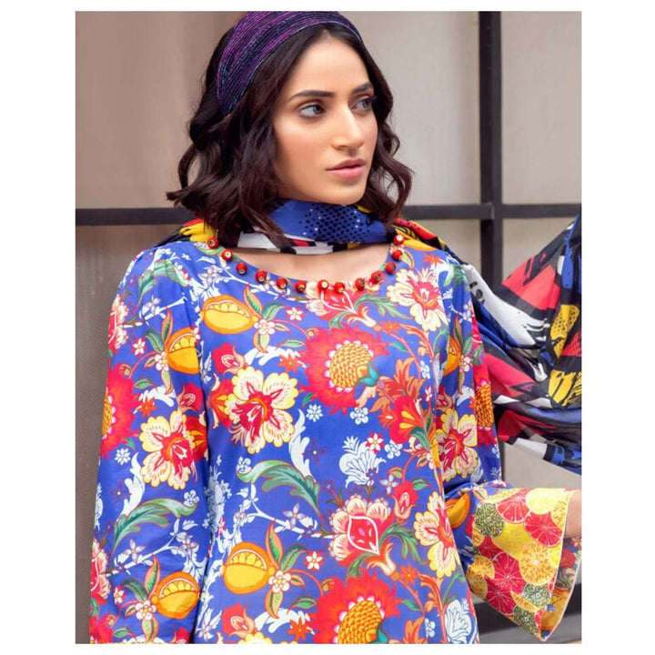 Erica – 2 Piece Embroidered Unstitched Lawn Shirt & Dupatta