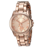 U.S. Polo Assn- Rose Gold Toned Womens Quartz Metal and Alloy Watch- USC40136 by Bagallery Deals priced at #price# | Bagallery Deals
