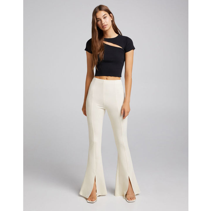 Bershka- Flare Cut Out Pants