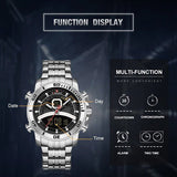 Naviforce- New Men Luxury Brand Waterproof Watch For Men Fashion Quartz Wristwatch With Brand Box - Nf9181
