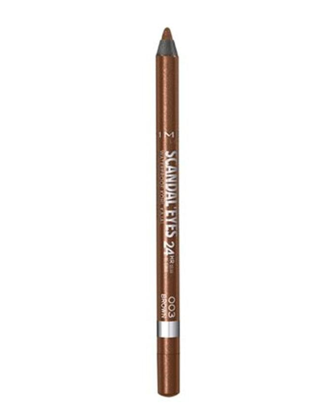 Rimmel- Scandaleyes Waterproof Kohl Kajal Liner - Brown. A soft brown shade with shimmer.