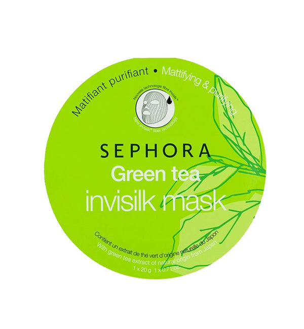 Sephora- Invisilk Mask Mono- Green Tea, 1 x 20g