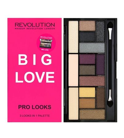 Revolution Makeup -Big Love Pro Looks 3 looks in a palette