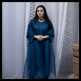 Santoor Raag Darbari - Blue - Three Piece Stitched