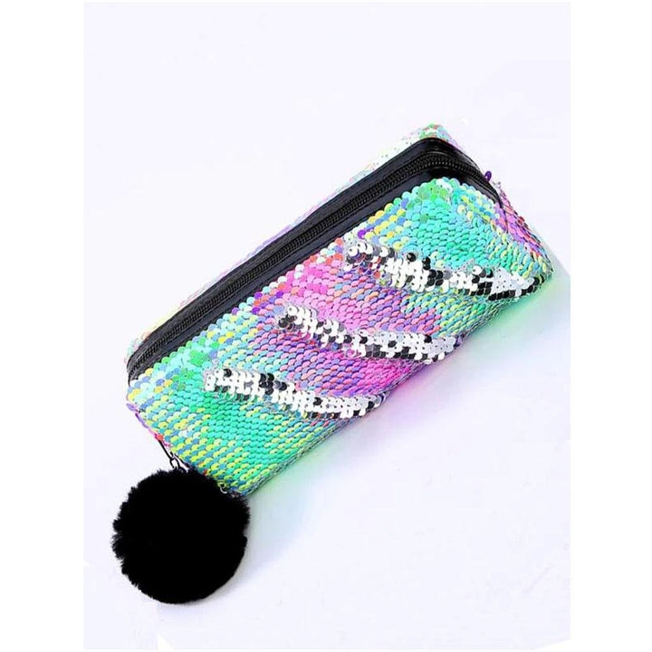 Shein- 1pc Sequins Decor Pencil Bag