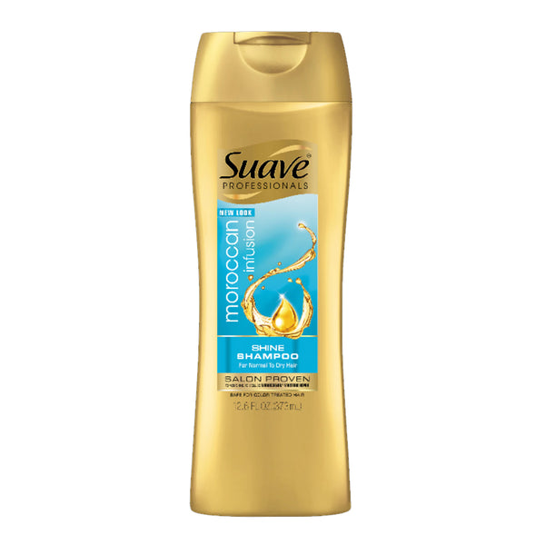 SUAVE- 12.6OZ MOROCCAN INFUSION SHINE SHAMPOO