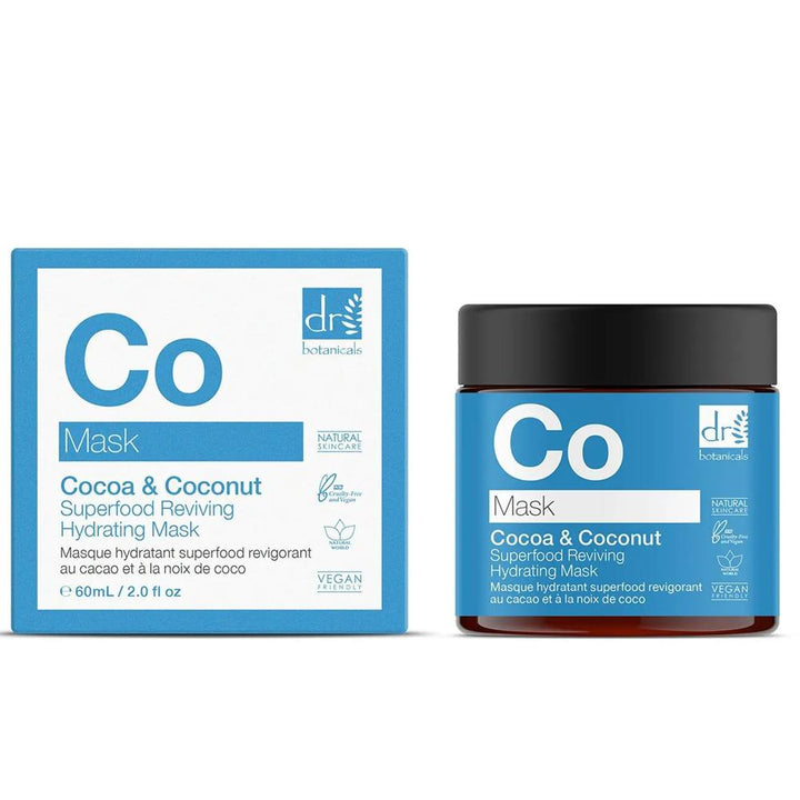 Dr Botanicals- Cocoa & Coconut Superfood Reviving Hydrating Mask, 60ml