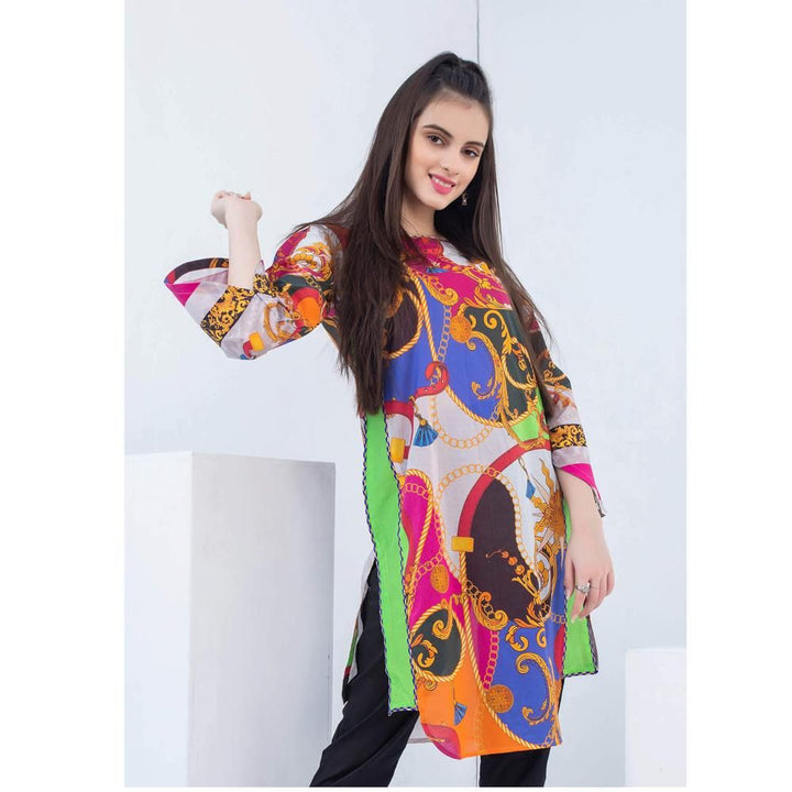 Keshia- Stitched Printed Kurta