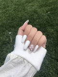 Nail Queen- White butterfly