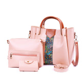 Styleit-Pink 4 pieces Handbag