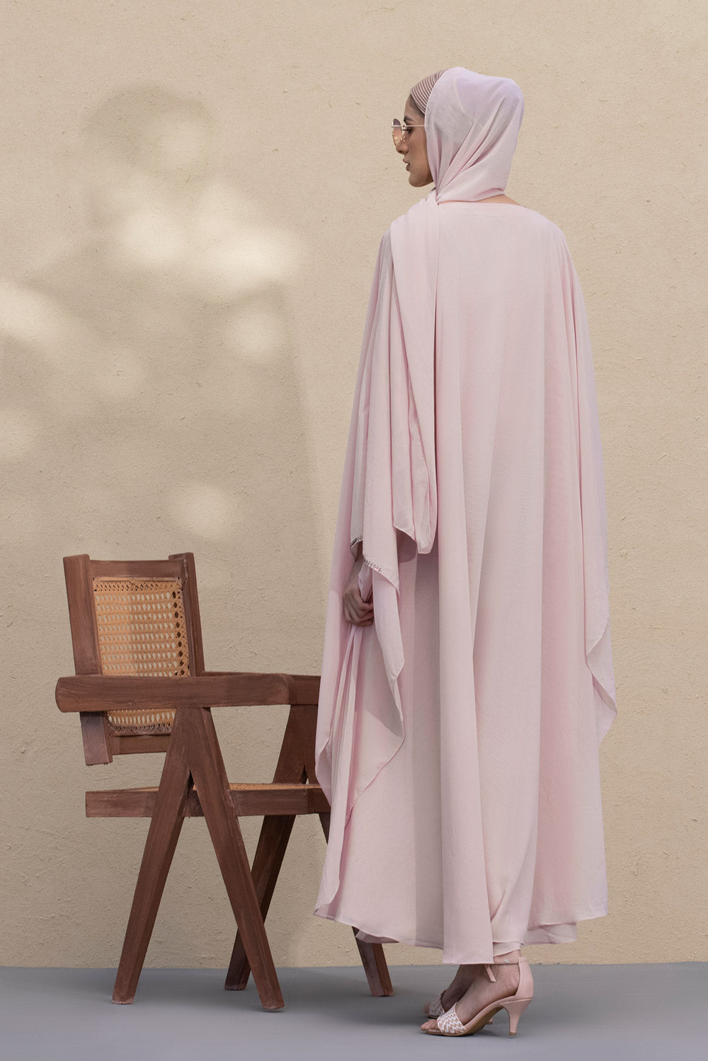Sapphire - Double Layered Abaya Set – Bagallery