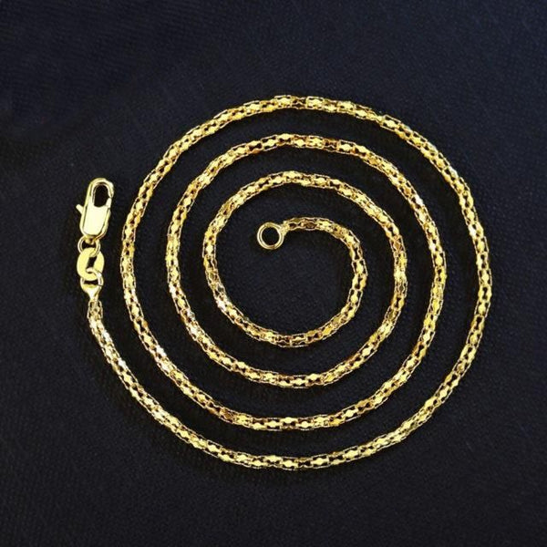 Zardi- Yellow Gold - Chain Necklace  - AN168