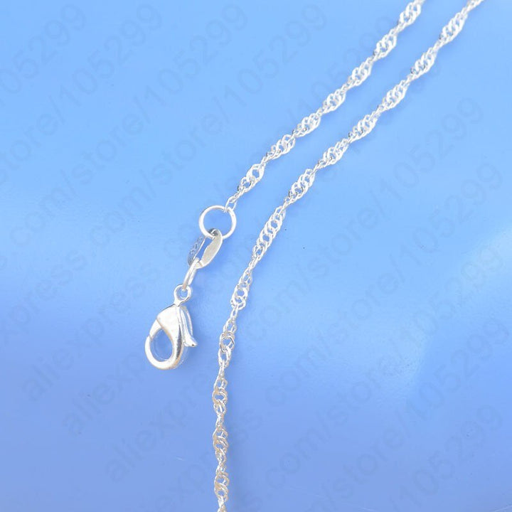 Zardi- Silver  - Chain Necklace - AN179