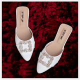 STEP UP - Women Angelina White Pumps