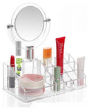 Home.Co - Acrylic Lipstick Cosmetic Organizer With Mirror