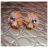 Beri- Acrylic Flower Stud Earrings
