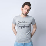 VYBE-Confidence PRINTED T-Shirts-GRAY