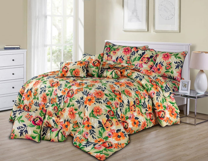 RUCHE - Alloy Orange - 10 Piece Comforter Set