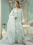 Areesha Embroidered Organza Unstitched 3 Piece Suit - ARE24EP 05 SKY
