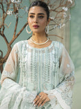 Areesha Embroidered Organza Unstitched 3 Piece Suit - ARE24EP 05 SKY
