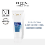 L'Oreal Paris- Aura Perfect Milky Foam Face Wash- For Brighter Skin, 100 ml